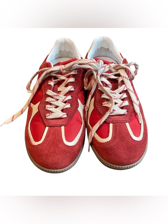 Alohas 490 Rife Suede Leather & Nylon Lace-Up Low Top Sneakers, Size 7-7.5 - Picture 3 of 6